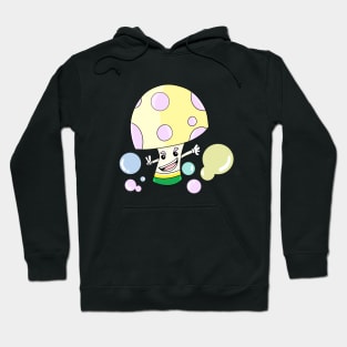 cute funny mushroom cartoon Hoodie